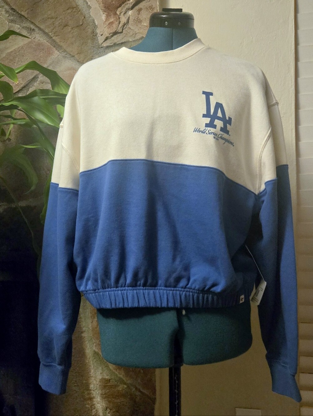 '47 Los Angeles Dodgers World Series 2024 Take Two Bonita Pullover Sweatshirt